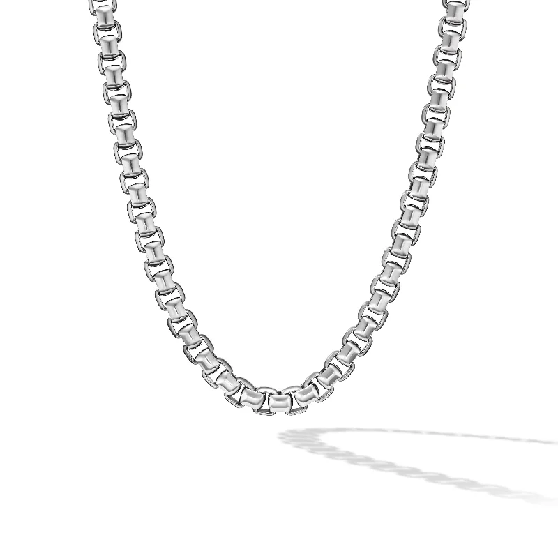 Shop Stylish Jewelry Now And Save Big Box Chain Necklace in Sterling Silver\, 5.2mm Shop Stylish Jewelry Now And Save Big Box Chain Necklace in Sterling Silver\, 5.2mm