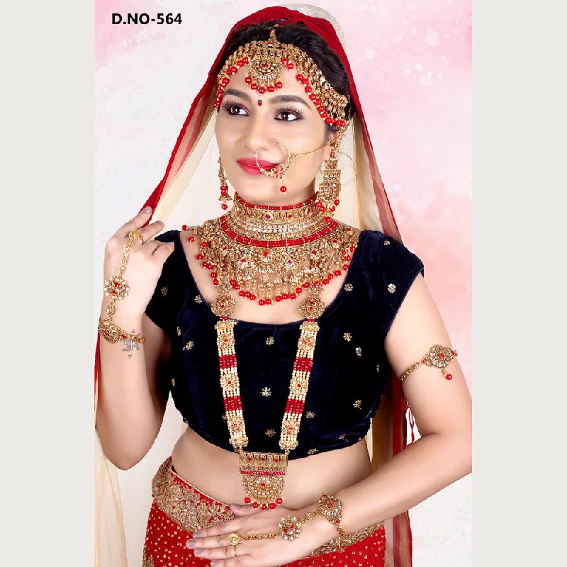 Shop Fine Jewelry With Exclusive Savings Chamunda Art Jewellery Gold Plated Austrian Stone Bridal Jewellery Set Shop Fine Jewelry With Exclusive Savings Chamunda Art Jewellery Gold Plated Austrian Stone Bridal Jewellery Set