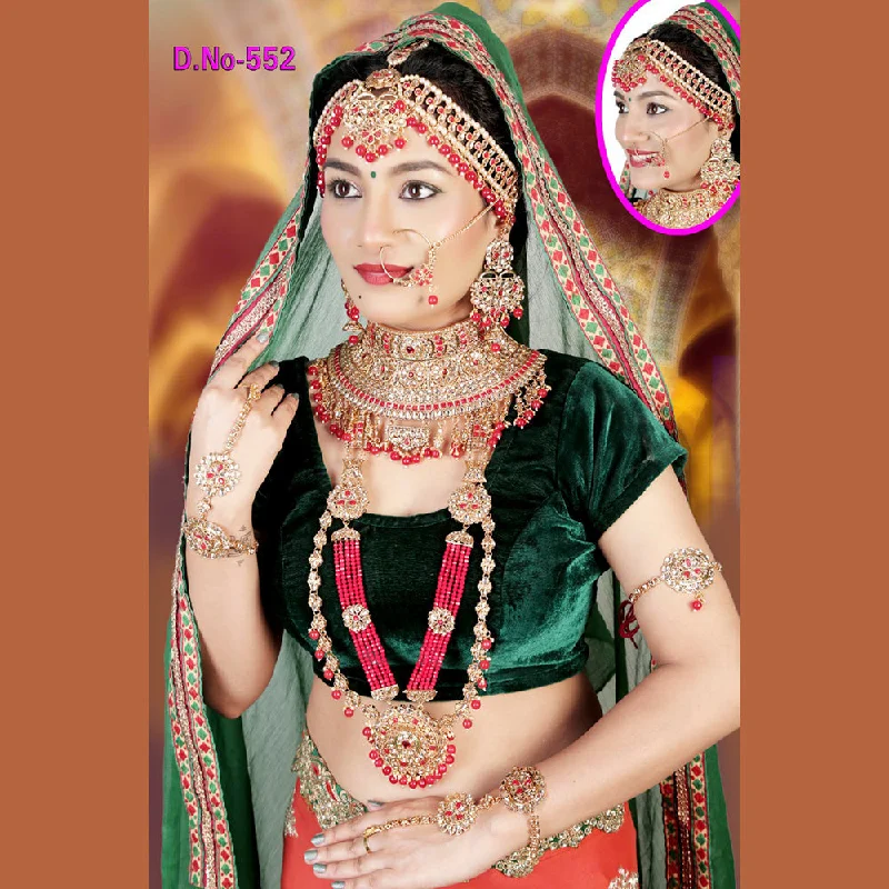 Elegant Jewelry Pieces At Unbelievable Prices Chamunda Art Jewellery Gold Plated Austrian Stone Bridal Jewellery Set Elegant Jewelry Pieces At Unbelievable Prices Chamunda Art Jewellery Gold Plated Austrian Stone Bridal Jewellery Set