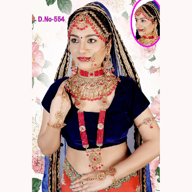 Stunning Jewelry At A Fraction Of The Price Chamunda Art Jewellery Gold Plated Austrian Stone Bridal Jewellery Set Stunning Jewelry At A Fraction Of The Price Chamunda Art Jewellery Gold Plated Austrian Stone Bridal Jewellery Set