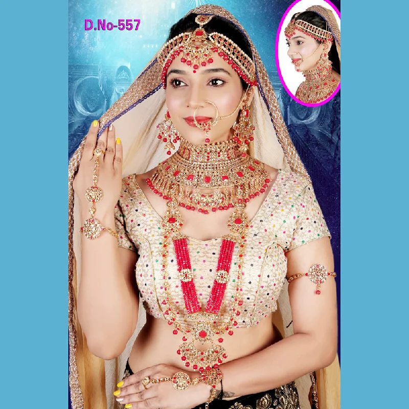 Jewelry Clearance Sale – Final Reductions Chamunda Art Jewellery Gold Plated Austrian Stone Bridal Jewellery Set Jewelry Clearance Sale – Final Reductions Chamunda Art Jewellery Gold Plated Austrian Stone Bridal Jewellery Set