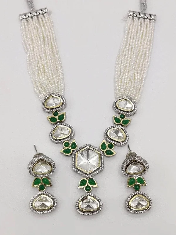 Exclusive Online Discounts On Stylish Jewelry Cheed Beed Kundan Necklace