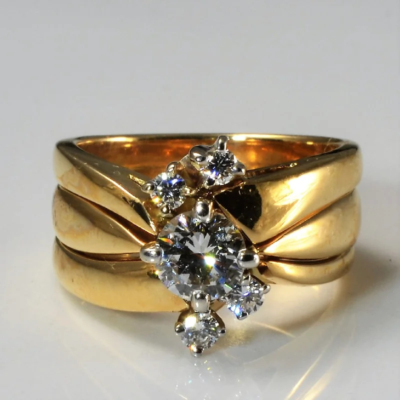Don't Miss Out On Jaw-Dropping Jewelry Discounts Soldered Bypass Diamond Wedding Set | 0.68ctw | SZ 4.75 | Don't Miss Out On Jaw-Dropping Jewelry Discounts Soldered Bypass Diamond Wedding Set | 0.68ctw | SZ 4.75 |
