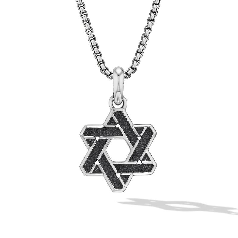 Exclusive Jewelry Sale – Shine For Less Cable Star of David Amulet in Sterling Silver\, 19mm Exclusive Jewelry Sale – Shine For Less Cable Star of David Amulet in Sterling Silver\, 19mm