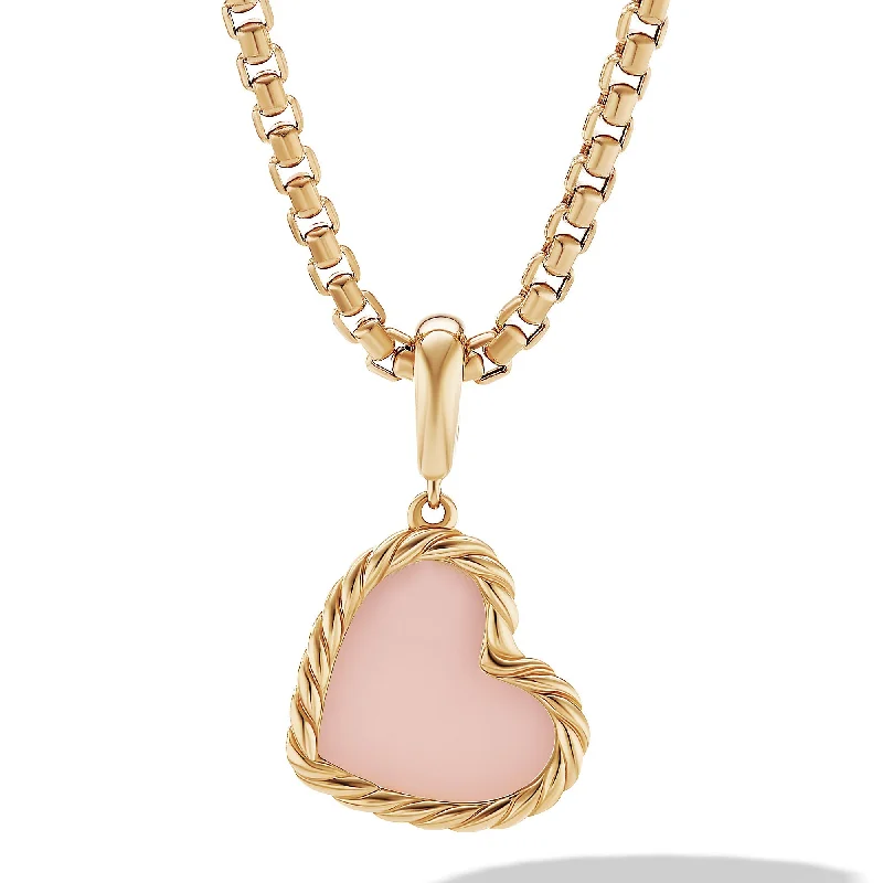 Best-Selling Jewelry Now Available At Special Deals DY Elements® Heart Amulet in 18K Yellow Gold with Pink Opal Best-Selling Jewelry Now Available At Special Deals DY Elements® Heart Amulet in 18K Yellow Gold with Pink Opal