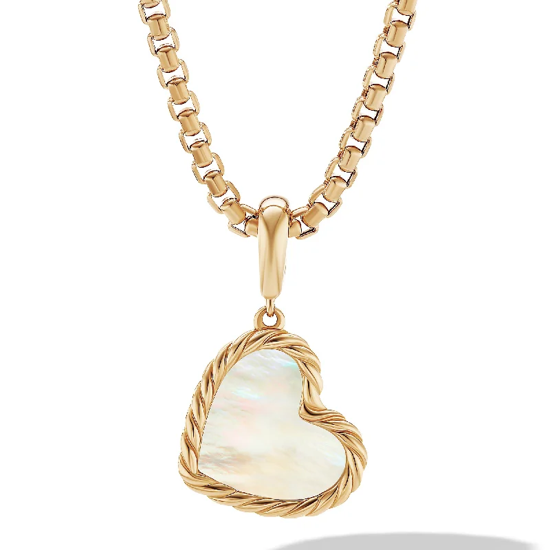 Exclusive Jewelry Offers – Shine For Less DY Elements® Heart Amulet in 18K Yellow Gold with Mother of Pearl Exclusive Jewelry Offers – Shine For Less DY Elements® Heart Amulet in 18K Yellow Gold with Mother of Pearl