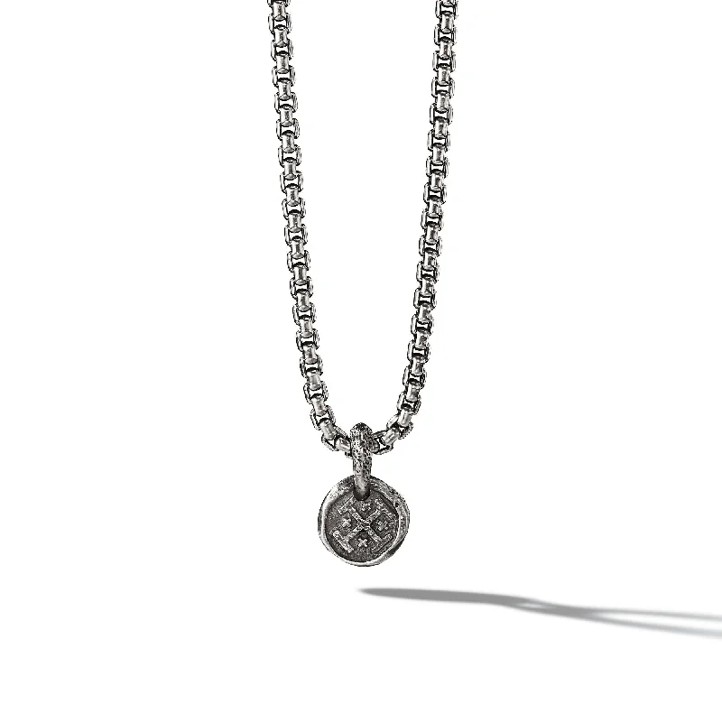 Romantic Heart-Shaped Jewelry For Special Gifts Shipwreck Coin Amulet in Sterling Silver\, 17mm Romantic Heart-Shaped Jewelry For Special Gifts Shipwreck Coin Amulet in Sterling Silver\, 17mm