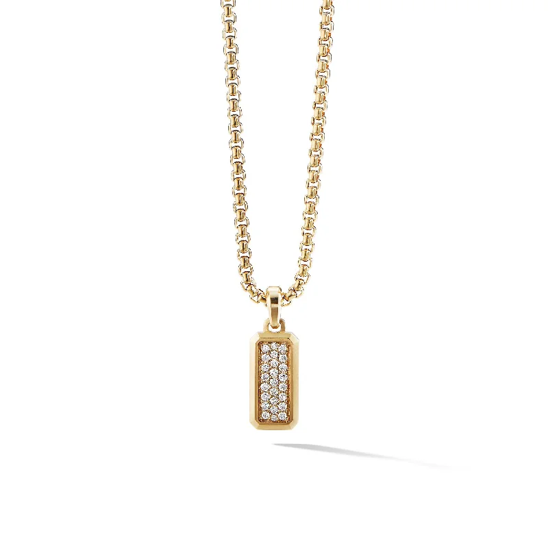 Luxury Jewelry Now At Special Promotional Rates Streamline® Amulet in 18K Yellow Gold with Diamonds\, 17mm Luxury Jewelry Now At Special Promotional Rates Streamline® Amulet in 18K Yellow Gold with Diamonds\, 17mm