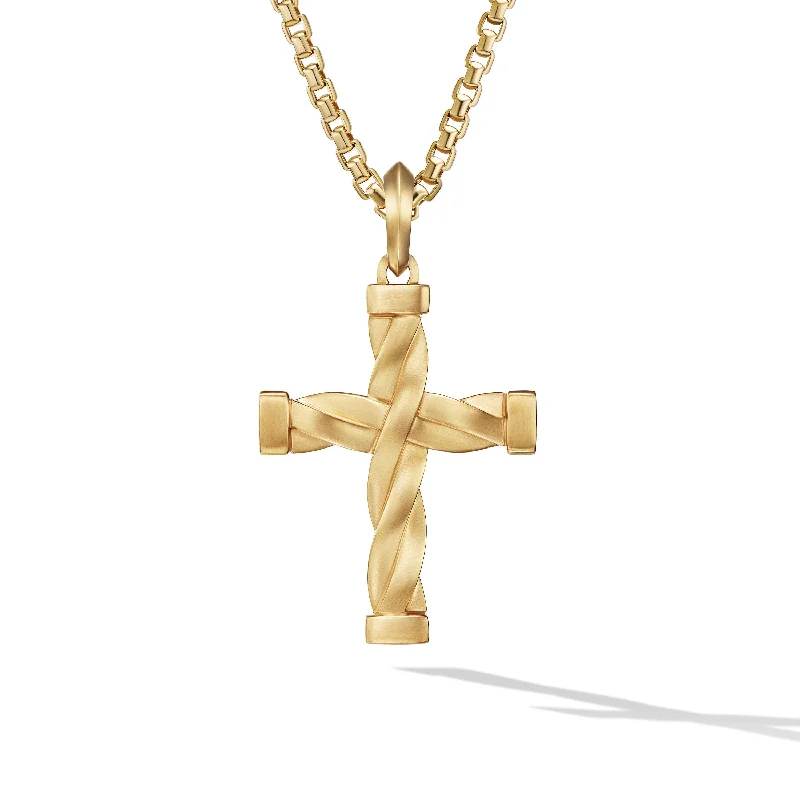 Affordable Glamour – Must-Have Jewelry At Special Rates DY Helios™ Cross Pendant in 18K Yellow Gold\, 48mm Affordable Glamour – Must-Have Jewelry At Special Rates DY Helios™ Cross Pendant in 18K Yellow Gold\, 48mm