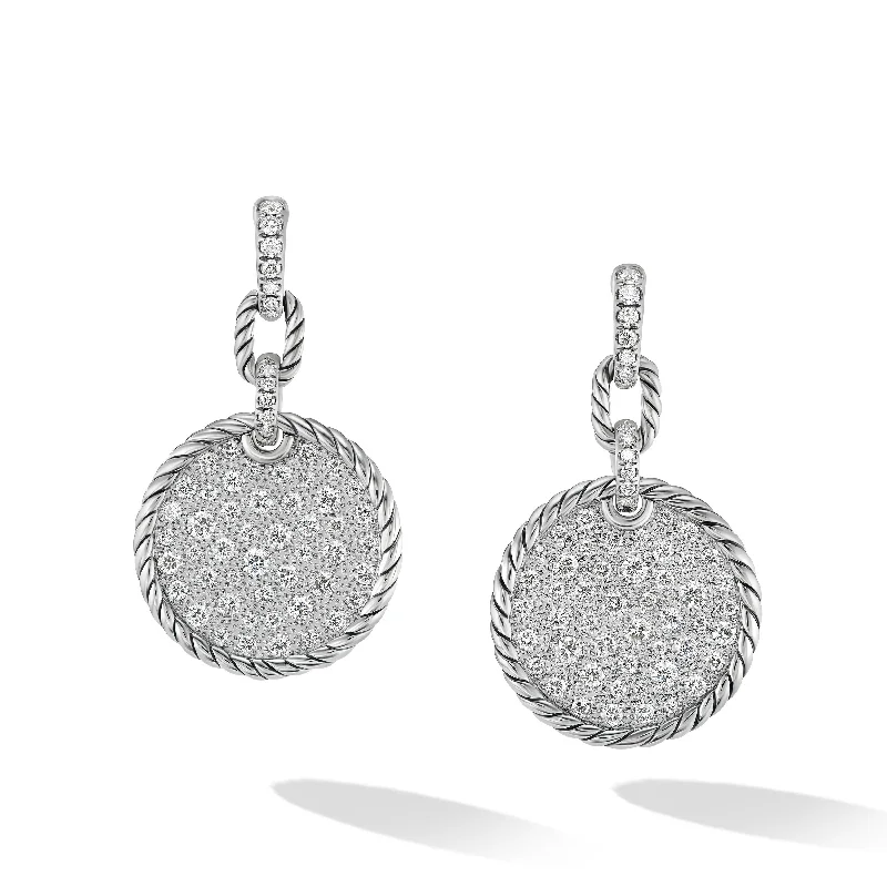 Buy More, Save More On Stunning Jewelry Designs DY Elements® Convertible Drop Earrings in Sterling Silver with Diamonds\, 38.3mm Buy More, Save More On Stunning Jewelry Designs DY Elements® Convertible Drop Earrings in Sterling Silver with Diamonds\, 38.3mm