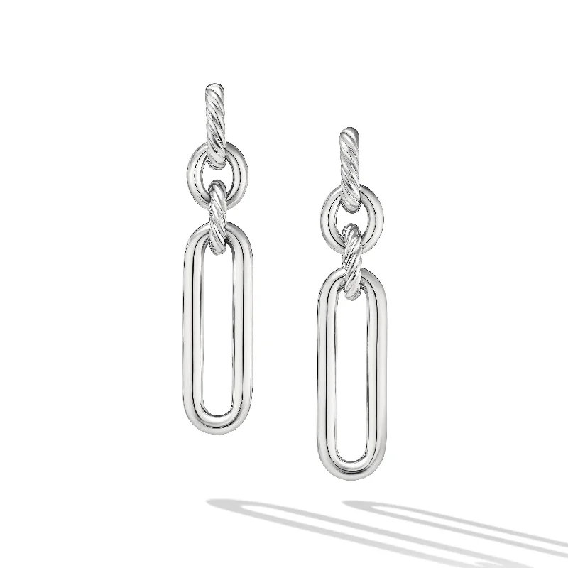 Shine In Style – Shop Jewelry Discounts Today Lexington Double Link Drop Earrings in Sterling Silver\, 53.5mm Shine In Style – Shop Jewelry Discounts Today Lexington Double Link Drop Earrings in Sterling Silver\, 53.5mm