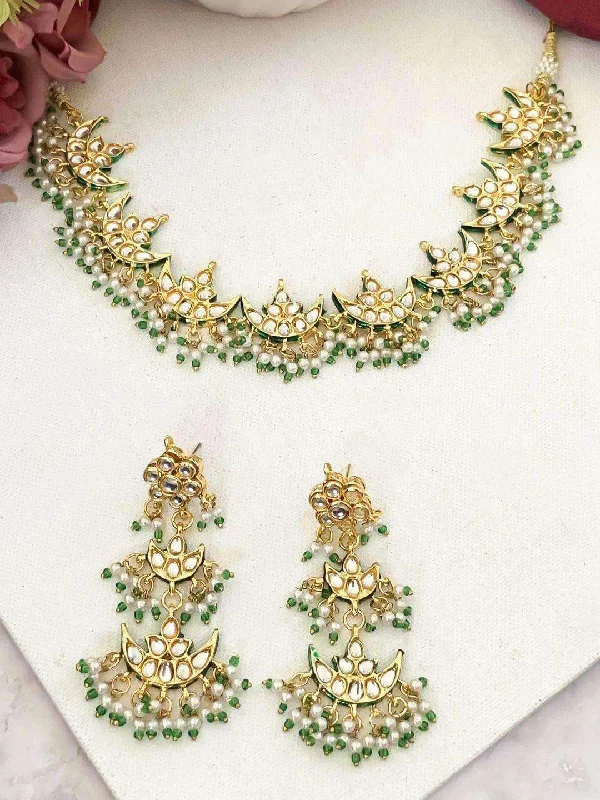 Holiday Jewelry Sale – Perfect Gifts At The Best Prices Half Moon Kundan Choker