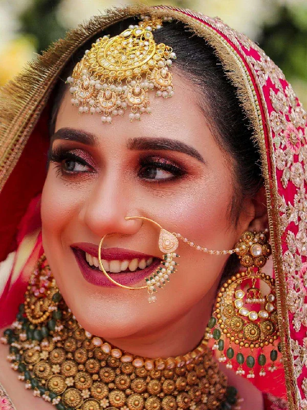 Limited-Stock Jewelry Clearance – Grab Your Favorites Now Ishhaara Bride In Kundan Nath Limited-Stock Jewelry Clearance – Grab Your Favorites Now Ishhaara Bride In Kundan Nath