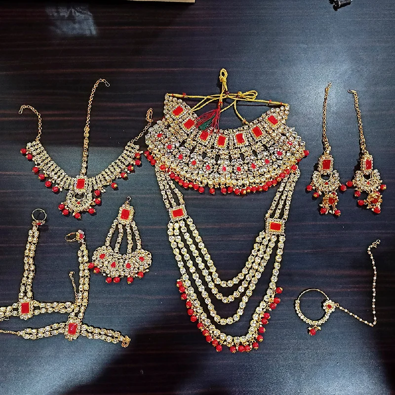 Grab Stylish Jewelry Before The Sale Ends Kumavat Jewels Designer White Kundan Bridal Jewellery Set Grab Stylish Jewelry Before The Sale Ends Kumavat Jewels Designer White Kundan Bridal Jewellery Set