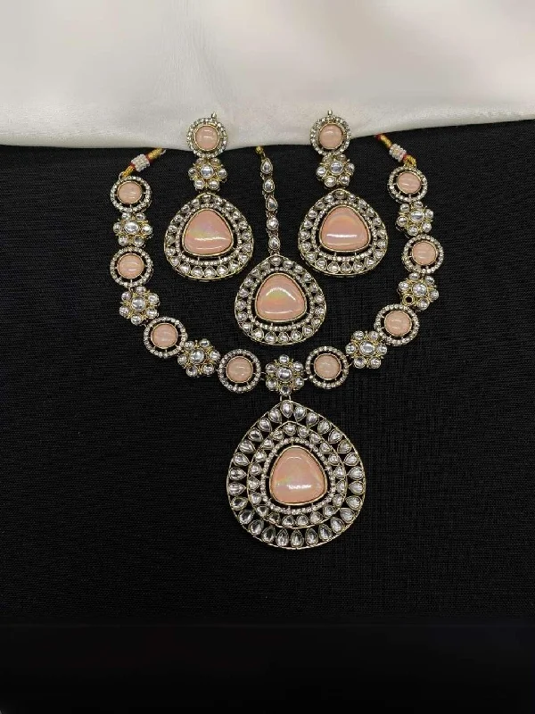 Limited Stock On Premium Jewelry At Low Prices Kundan Design Stone-Studded Necklace
