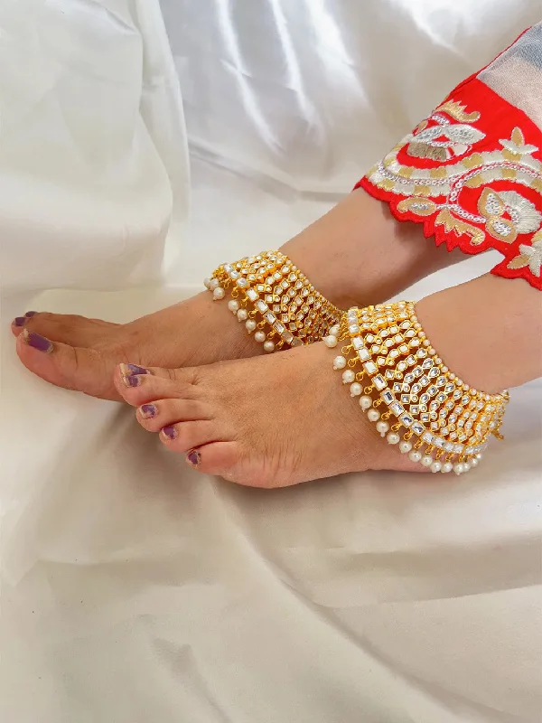 Best Jewelry Deals – Shop Premium Pieces At Great Prices Kundan Studded Heavy Payal Best Jewelry Deals – Shop Premium Pieces At Great Prices Kundan Studded Heavy Payal