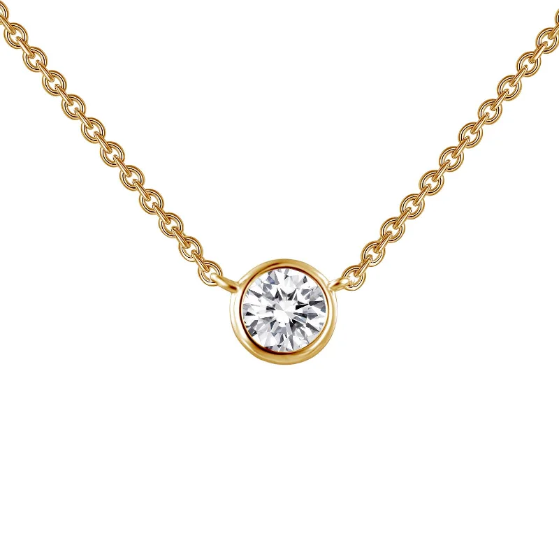 Special Deals On Handcrafted And Designer Jewelry Lafonn Simulated Diamond 0.46ct Bezel Solitaire Necklace N0030CLG Special Deals On Handcrafted And Designer Jewelry Lafonn Simulated Diamond 0.46ct Bezel Solitaire Necklace N0030CLG