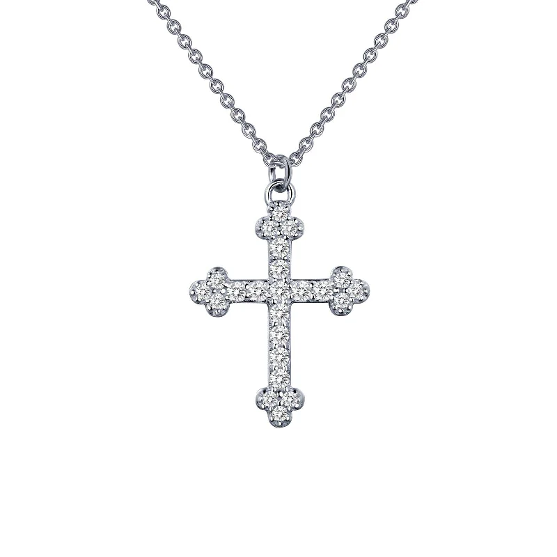 Luxury Jewelry Sale – Sparkle For Less Lafonn Simulated Diamond 0.35ct Cross Necklace 9N025CLP Luxury Jewelry Sale – Sparkle For Less Lafonn Simulated Diamond 0.35ct Cross Necklace 9N025CLP
