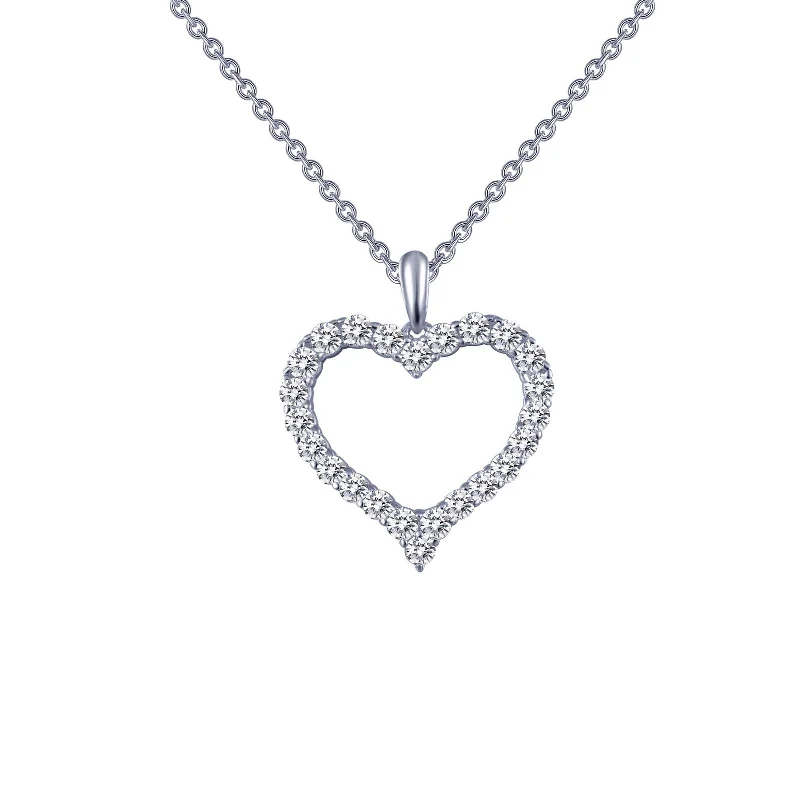 Shop Fine Jewelry With Exclusive Savings Lafonn Simulated Diamond Open Heart Pendant Necklace P0146CLP Shop Fine Jewelry With Exclusive Savings Lafonn Simulated Diamond Open Heart Pendant Necklace P0146CLP