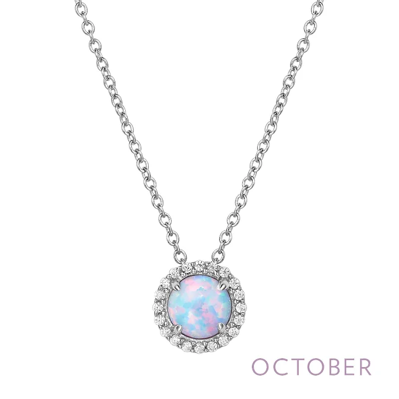 Adjustable Charm Bracelets For A Perfect Fit Lafonn Simulated Diamond & Opal Birthstone Necklace - October BN001OPP