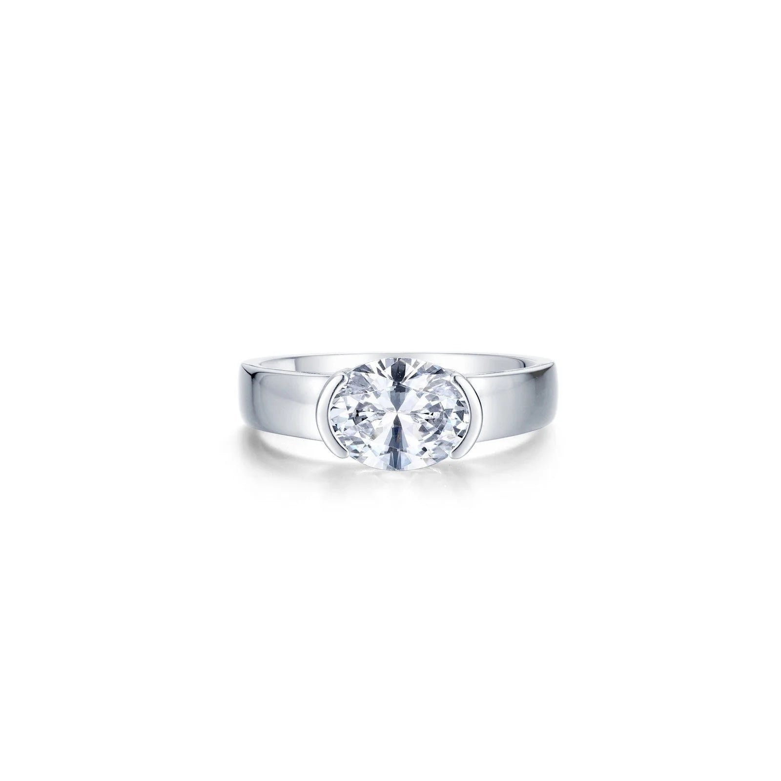 Gorgeous Jewelry, Limited-Time Savings Lafonn Simulated Diamond Oval Modernist Solitaire Ring R2037CLP05 Gorgeous Jewelry, Limited-Time Savings Lafonn Simulated Diamond Oval Modernist Solitaire Ring R2037CLP05
