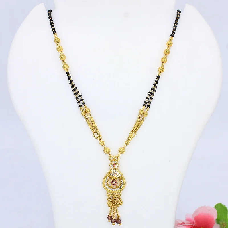 The Perfect Accessory For Less – Jewelry Sale Live Mahavir Gold Plated Mangalsutra