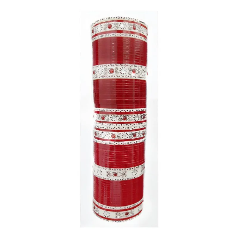 Breathtaking Jewelry At Limited-Time Savings Martina Jewels Red Bridal Chura Mix design assorted Bangle Set - M-Bangle Breathtaking Jewelry At Limited-Time Savings Martina Jewels Red Bridal Chura Mix design assorted Bangle Set - M-Bangle