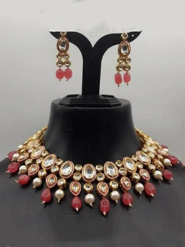 Sparkle In Style With Our Best Jewelry Deals Meena Kundan Peach Set