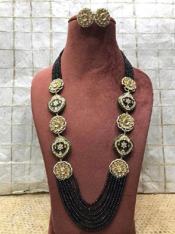 Best-Selling Jewelry Styles Now At Exclusive Discounts Meena Kundan Side Pendant Layered Necklace Best-Selling Jewelry Styles Now At Exclusive Discounts Meena Kundan Side Pendant Layered Necklace