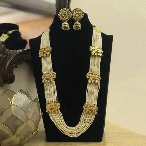Limited-Time Jewelry Sale – Don't Miss These Deals Multi Elephant Motif Moti Set