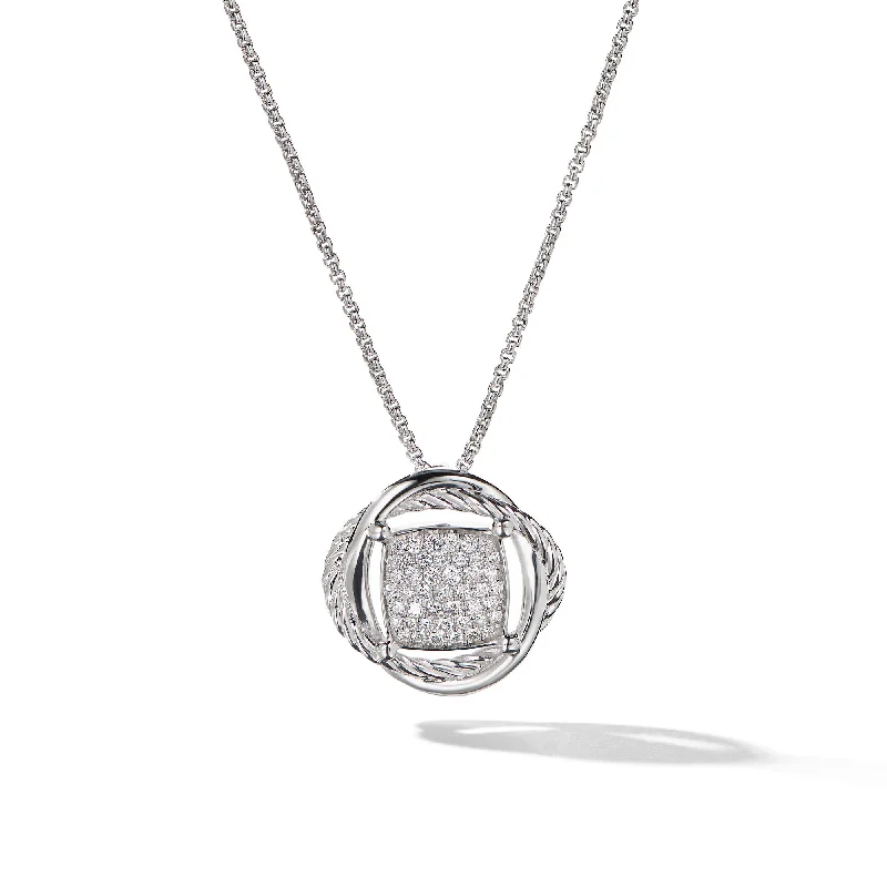 Limited-Time Jewelry Sale – Don't Miss These Deals Infinity Pendant Necklace in Sterling Silver with Diamonds\, 20mm Limited-Time Jewelry Sale – Don't Miss These Deals Infinity Pendant Necklace in Sterling Silver with Diamonds\, 20mm