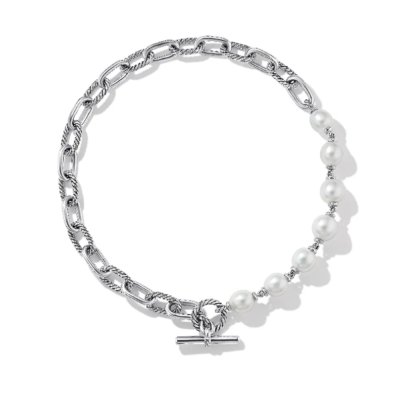 Luxury Jewelry At Unbeatable Discounts DY Madison® Pearl Chain Necklace in Sterling Silver Luxury Jewelry At Unbeatable Discounts DY Madison® Pearl Chain Necklace in Sterling Silver