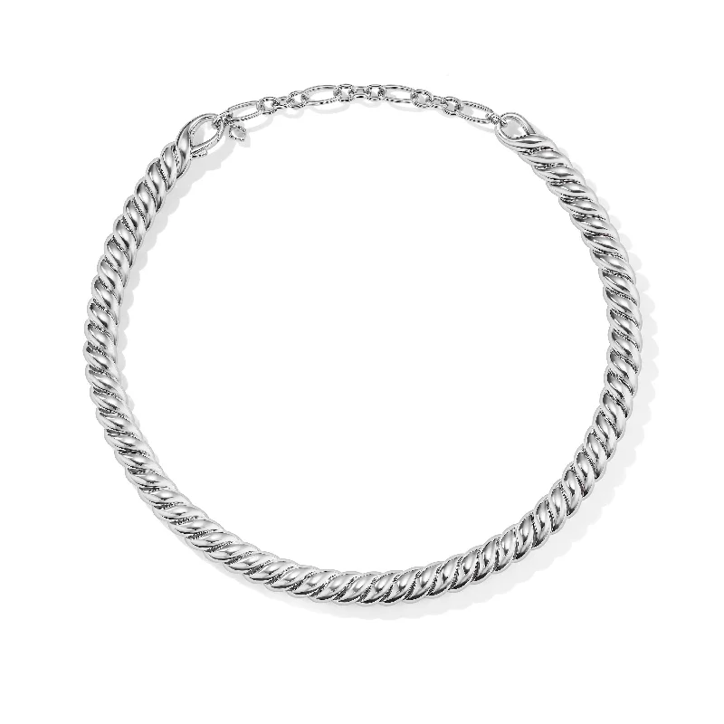 Don't Miss Our Biggest Jewelry Sale Of The Season Sculpted Cable Necklace in Sterling Silver\, 8.5mm Don't Miss Our Biggest Jewelry Sale Of The Season Sculpted Cable Necklace in Sterling Silver\, 8.5mm