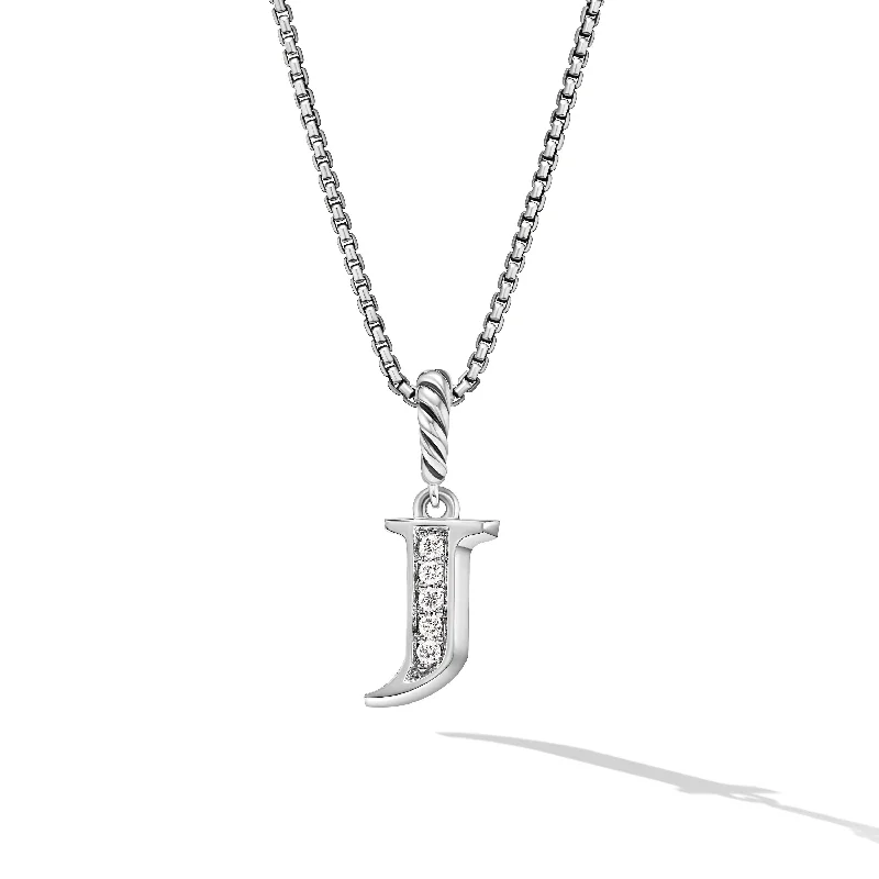 Flash Sale On Stunning Jewelry – Don't Miss Out Pavé Initial Pendant Necklace in Sterling Silver with Diamond J Flash Sale On Stunning Jewelry – Don't Miss Out Pavé Initial Pendant Necklace in Sterling Silver with Diamond J