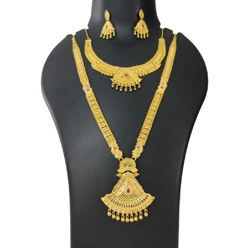 Luxury Meets Affordability – Jewelry Sale Live Now Pari Art Jewellery Forming Gold Necklace Combo Luxury Meets Affordability – Jewelry Sale Live Now Pari Art Jewellery Forming Gold Necklace Combo