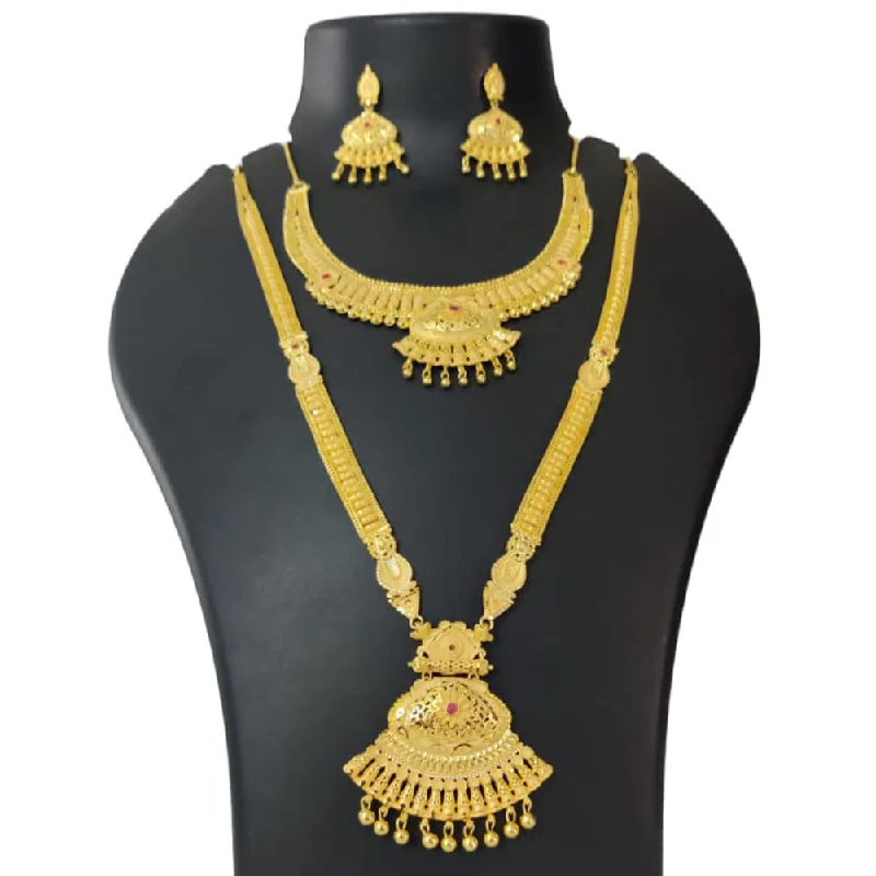 Elevate Your Outfit With Discounted Statement Jewelry Pari Art Jewellery Forming Gold Necklace Combo Elevate Your Outfit With Discounted Statement Jewelry Pari Art Jewellery Forming Gold Necklace Combo
