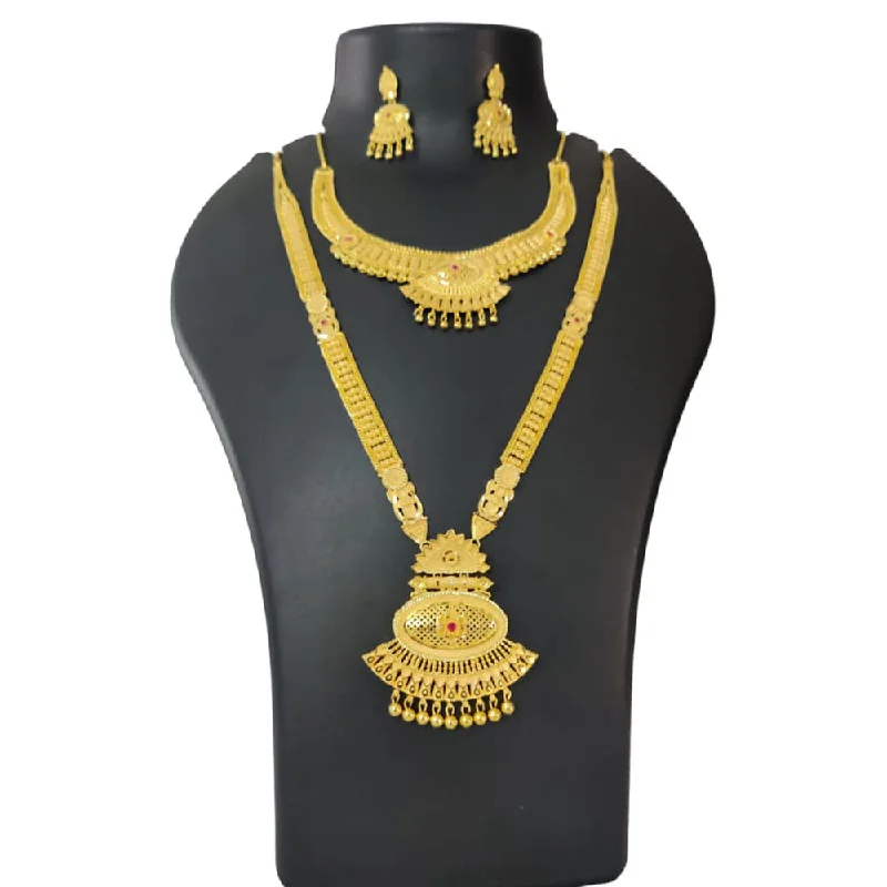 Celebrate Every Occasion With Sparkling Savings Pari Art Jewellery Forming Gold Necklace Combo Celebrate Every Occasion With Sparkling Savings Pari Art Jewellery Forming Gold Necklace Combo