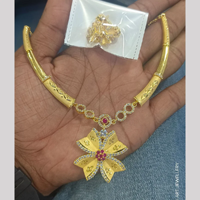 Handcrafted Beauty At Affordable Prices Pari Art Jewellery Forming Necklace Set