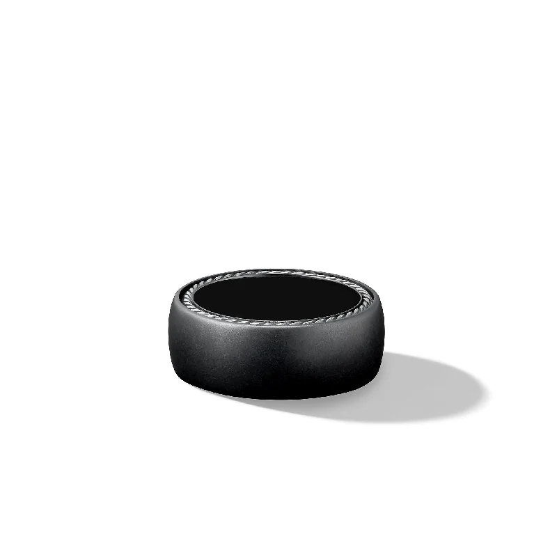 Best Jewelry Sale Prices – Limited-Time Offer Streamline® Band Ring in Black Titanium\, 9mm