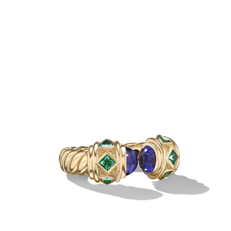 Premium Diamond Jewelry At Once-In-A-Lifetime Discounts Renaissance® Ring in 18K Yellow Gold with Tanzanite and Tsavorites\, 6.5mm Premium Diamond Jewelry At Once-In-A-Lifetime Discounts Renaissance® Ring in 18K Yellow Gold with Tanzanite and Tsavorites\, 6.5mm