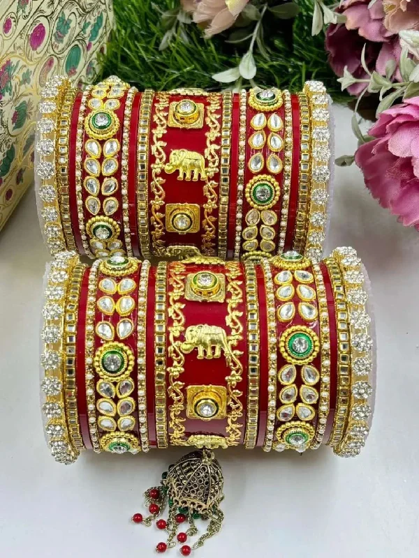 Jewelry Clearance Event – Last Chance For Stunning Deals Rajwada Kundan Studded Bridal Wedding Chooda Jewelry Clearance Event – Last Chance For Stunning Deals Rajwada Kundan Studded Bridal Wedding Chooda