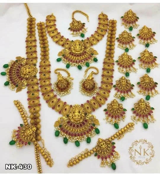 Breathtaking Jewelry, Breathtaking Prices Sai Fashion Gold Plated Bridal Jewellery Set Breathtaking Jewelry, Breathtaking Prices Sai Fashion Gold Plated Bridal Jewellery Set