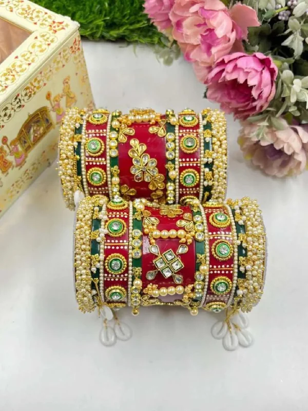Bold And Beautiful Jewelry Now At Irresistible Prices Traditional Handmade Unique Pattern Bridal Chuda Set Bold And Beautiful Jewelry Now At Irresistible Prices Traditional Handmade Unique Pattern Bridal Chuda Set