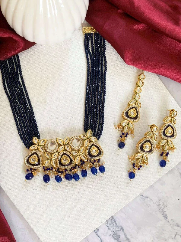 Exclusive Jewelry Bundles At Discounted Rates Triangular Meenakundan Necklace Earring And Teeka Set Exclusive Jewelry Bundles At Discounted Rates Triangular Meenakundan Necklace Earring And Teeka Set