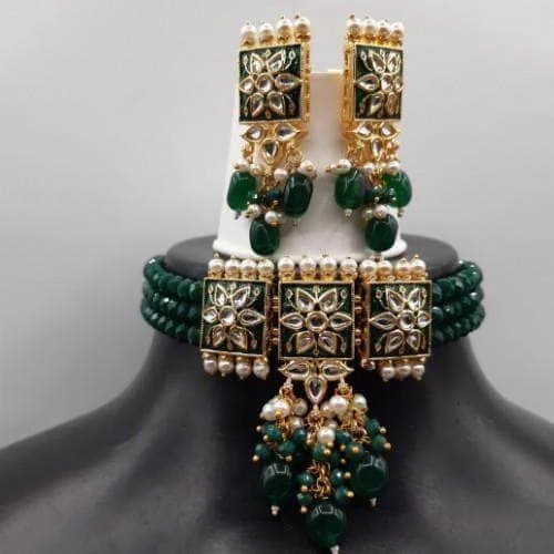 Buy More, Save More On Stunning Jewelry Designs Triple Square Choker Necklace Set